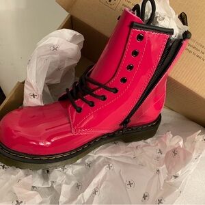 Dr. Martens Pink Combat Boots